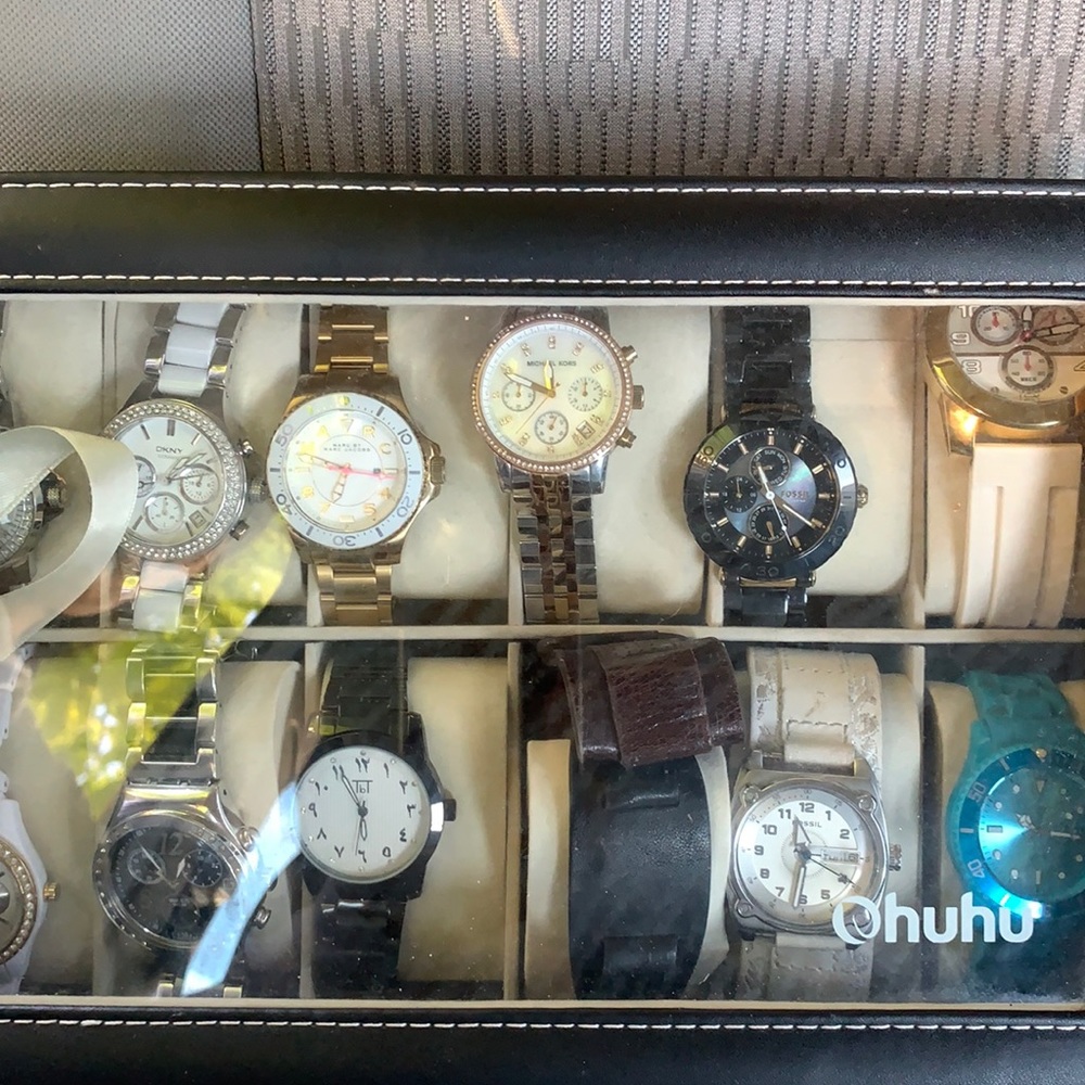 Watches with case